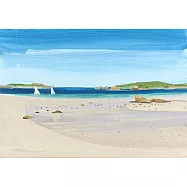 【玲廊滿藝】M-黃澄澄的沙灘15.5x22.5cm