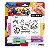 韓國《Donerland》魔法彩繪玻璃貼隨身包(6色) ☆