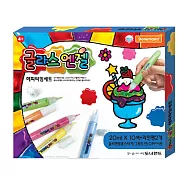 韓國《Donerland》魔法彩繪玻璃貼-甜點遊戲組 ☆