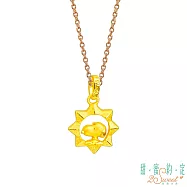 甜蜜約定2SWEET 奇蹟史奴比Snoopy黃金墜子 送項鍊 送玫瑰鋼項鍊