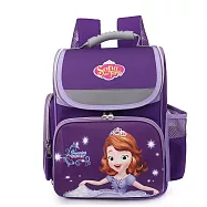 DF 童趣館 - 正版迪士尼多款熱門明星超輕護脊透氣書包-多款可選 蘇菲亞-紫