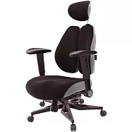 GXG 記憶棉 DUO KING 雙背工學椅(電競腳/摺疊滑面扶手) TW-3008 KGA1J