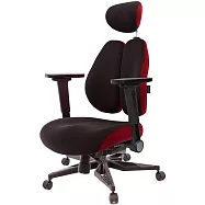 GXG 記憶棉 DUO KING 雙背工學椅(電競腳/4D平面摺疊手) TW-3008 KGA1H