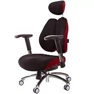 GXG 記憶棉 DUO KING 雙背工學椅(鋁腳/2D滑面金屬手)TW-3008 LUA6