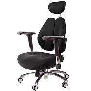 GXG 記憶棉 DUO KING 雙背工學椅(鋁腳/4D金屬手) TW-3008 LUA7