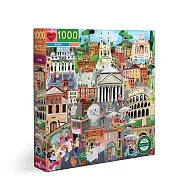 eeBoo 1000片拼圖 - 羅馬 ( Rome 1000 Piece Puzzle )