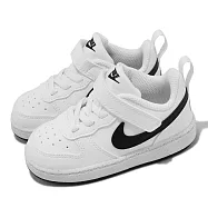 Nike 童鞋 Court Borough Low Recraft TD 小童 幼童 白 黑 魔鬼氈 小朋友 DV5458-104 16cm WHITE/BLACK