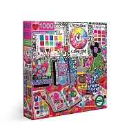 eeBoo 1000片拼圖 - 藝術家工作室 ( Artist Studio 1000 Piece Puzzle )