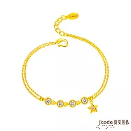 J&rsquo;code真愛密碼金飾 一直用星愛黃金手鍊