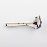波蘭陶 靜謐冬夜系列 尖嘴醬汁湯勺 18.5cm 波蘭手工製