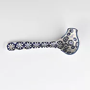 波蘭陶 覓境隨花系列 尖嘴醬汁湯勺 18.5cm 波蘭手工製
