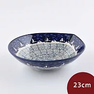 波蘭陶 乘風悠遊系列 水滴形深盤 23cm 波蘭手工製