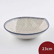 波蘭陶 純淨物語系列 水滴形深盤 23cm 波蘭手工製