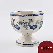 波蘭陶 空谷幽蘭系列 高腳點心碗 10.5cm 波蘭手工製