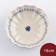 波蘭陶 雪藏逸夢系列 波浪深盤 16cm 波蘭手工製