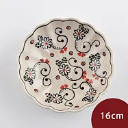 波蘭陶 花辰月夕系列 波浪深盤 16cm 波蘭手工製