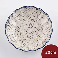 波蘭陶 純淨物語系列 波浪深盤 20cm 波蘭手工製