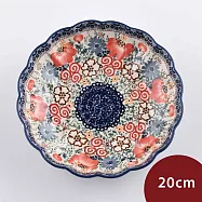 波蘭陶 瑰麗逸采系列 波浪深盤 20cm 波蘭手工製