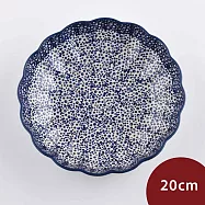 波蘭陶 月墜星空系列 波浪深盤 20cm 波蘭手工製