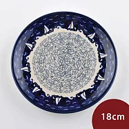 波蘭陶 乘風悠遊系列 圓形淺盤 18cm 波蘭手工製