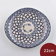 波蘭陶 浮雲入夢系列 橢圓淺盤 22cm 波蘭手工製