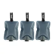 【Matador 鬥牛士】FlatPak Toiletry Bottle 便攜沐浴旅行分裝瓶-3入組(藍色)