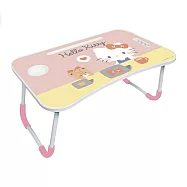 【Sanrio 三麗鷗】萬用折疊床上桌 床上桌 餐桌 (60*40*28cm) 辦公KITTY