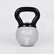 VERTEX 台灣製高質感安全橡膠迷你壺鈴 2公斤