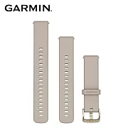 GARMIN Quick Release 18mm 矽膠錶帶 燒磚可可