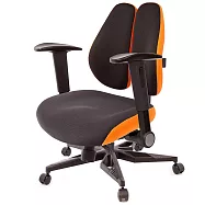 GXG 低雙背DUO KING 工學椅(電競腳/摺疊升降扶手) TW-3005 KG1