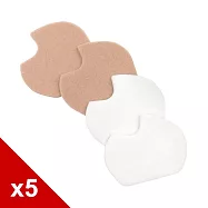 糊塗鞋匠 優質鞋材 D47 5mm羊毛氈前掌貼 5雙 無 A01白色