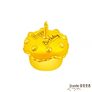 J&rsquo;code真愛密碼金飾 生日蛋糕硬金擺件