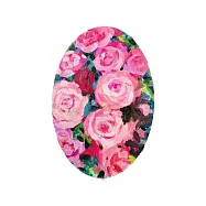 【玲廊滿藝】李喬煒-粉色玫瑰園30x20cm