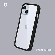 犀牛盾 iPhone 15 Plus (6.7吋) CrashGuard 防摔邊框手機保護殼 - 黑