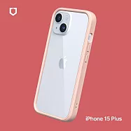 犀牛盾 iPhone 15 Plus (6.7吋) CrashGuard 防摔邊框手機保護殼 - 櫻花粉