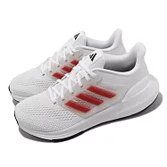 adidas 慢跑鞋 Ultrabounce W 女鞋 白 紅 緩震 運動鞋 路跑 愛迪達 ID2243 26.5cm WHITE/RED
