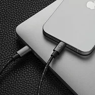 犀牛盾 Lightning to Type-C/ USB-C 蘋果黑色編織傳輸充電線 (1公尺)