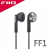 FiiO FF1 可換線鍍鈹振膜平頭塞耳機-黑色款