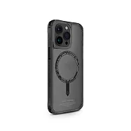 Skinarma iPhone 15 Pro Max Saido低調風格磁吸防摔手機殼 附扣具 黑色