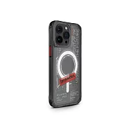 Skinarma iPhone 15 Pro Max Orion未來科技磁吸防摔手機殼 附扣具 黑色
