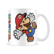 【任天堂】紙片瑪利歐(Sticker)馬克杯-315ml