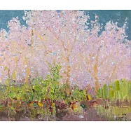 【玲廊滿藝】王柏翔-黃花陣雨45.5x53cm