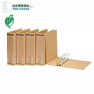 (12入/箱)同春 PGF562L 環保合成紙美式四孔D型夾