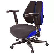 GXG 記憶棉 DUO KING 雙背工學椅(電競腳/2D滑面金屬手) TW-3007 KG6