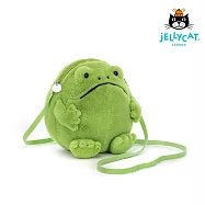 英國 JELLYCAT 斜背包 Ricky Rain Frog Bag 大眼蛙/ 哭哭蛙