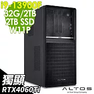Acer Altos P130F9 (i9-13900F/32G/2TB+2TB SSD/RTX4060Ti-8G/W11P)