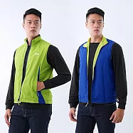 【遊遍天下】中性款抗UV防風防潑水雙面穿背心(GV10017) 2XL 芥末綠