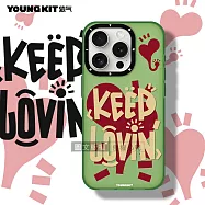 YOUNGKIT原創潮流 iPhone 15 Pro 6.1吋 心悅系列 塗鴉彩繪防摔手機殼 保持熱愛