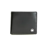 Lynx - 美國山貓精選nappa牛皮軟質感9卡中間翻拉鍊短夾-共2色 黑色