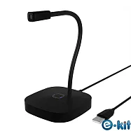 逸奇e-Kit 質感霧面軟管觸控開關全指向麥克風 MIC-G22_BK